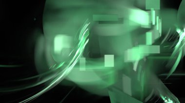 Fantezi kaotik renkli fraktal desen. Soyut Fraktal şekiller. 3D render resimde arka plan veya duvar kağıdı.