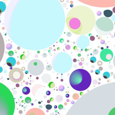 Daire saydam arka plan - eğilim seamless modeli.