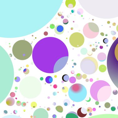 Daire saydam arka plan - eğilim seamless modeli.