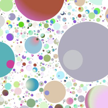 Daire saydam arka plan - eğilim seamless modeli.