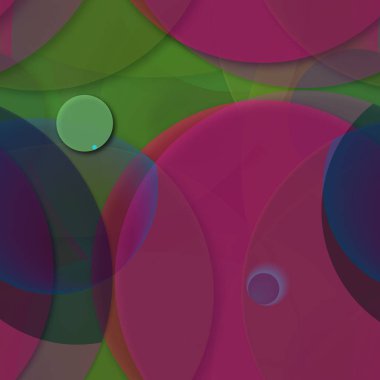 Daire saydam arka plan - eğilim seamless modeli.