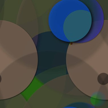 Daire saydam arka plan - eğilim seamless modeli.