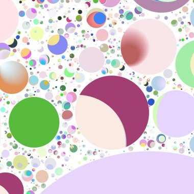 Daire saydam arka plan - eğilim seamless modeli.