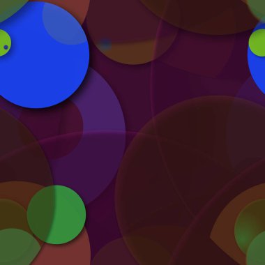 Daire saydam arka plan - eğilim seamless modeli.