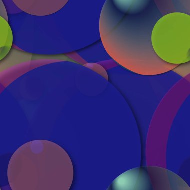 Daire saydam arka plan - eğilim seamless modeli.