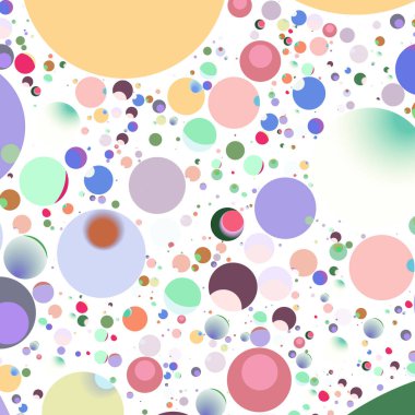 Daire saydam arka plan - eğilim seamless modeli.