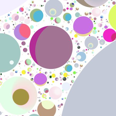 Daire saydam arka plan - eğilim seamless modeli.