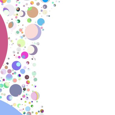 Daire saydam arka plan - eğilim seamless modeli.