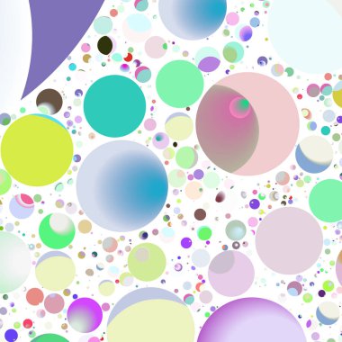 Daire saydam arka plan - eğilim seamless modeli.