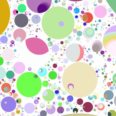 Daire saydam arka plan - eğilim seamless modeli.