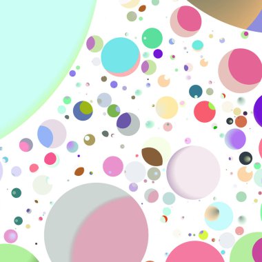 Daire saydam arka plan - eğilim seamless modeli.