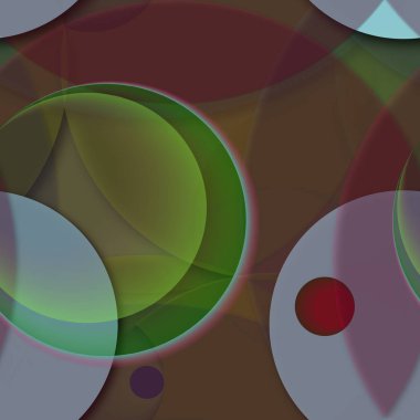 Daire saydam arka plan - eğilim seamless modeli.