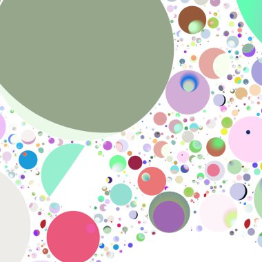 Daire saydam arka plan - eğilim seamless modeli.