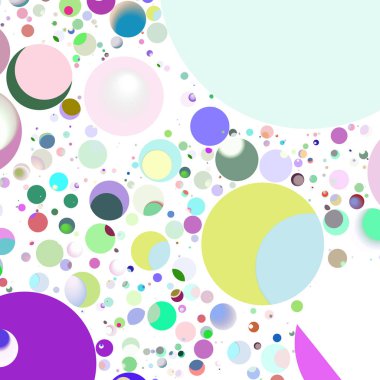 Daire saydam arka plan - eğilim seamless modeli.