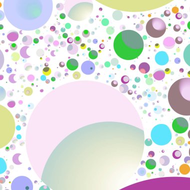 Daire saydam arka plan - eğilim seamless modeli.