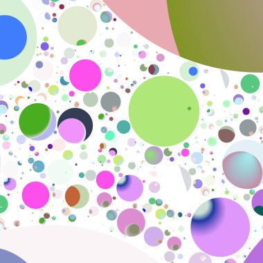 Daire saydam arka plan - eğilim seamless modeli.