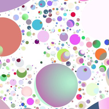 Daire saydam arka plan - eğilim seamless modeli.