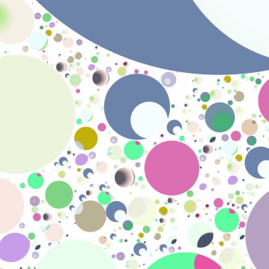 Daire saydam arka plan - eğilim seamless modeli.