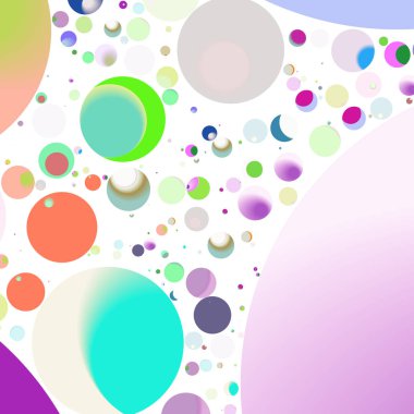 Daire saydam arka plan - eğilim seamless modeli.