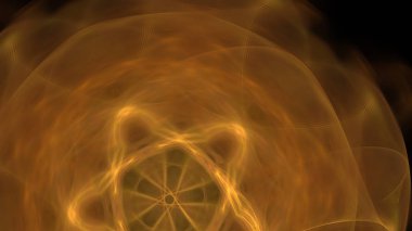 Fantezi kaotik renkli fraktal desen. Soyut Fraktal şekiller. 3D render resimde arka plan veya duvar kağıdı.