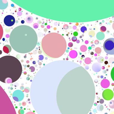 Daire saydam arka plan - eğilim seamless modeli.