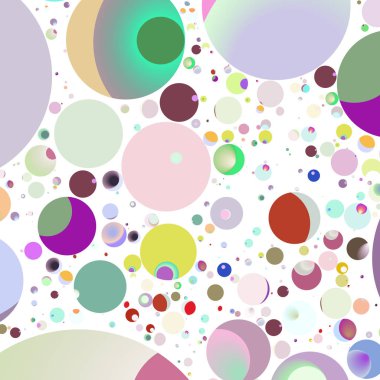 Daire saydam arka plan - eğilim seamless modeli.