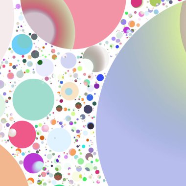 Daire saydam arka plan - eğilim seamless modeli.