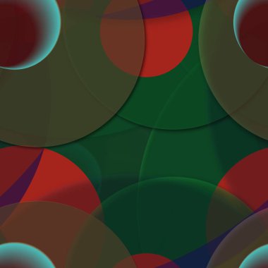 Daire saydam arka plan - eğilim seamless modeli.