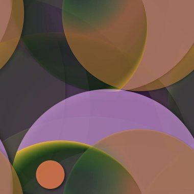 Daire saydam arka plan - eğilim seamless modeli.