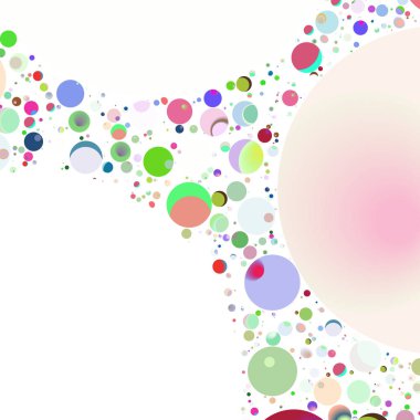 Daire saydam arka plan - eğilim seamless modeli.