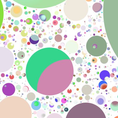 Daire saydam arka plan - eğilim seamless modeli.