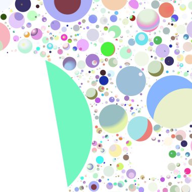 Daire saydam arka plan - eğilim seamless modeli.