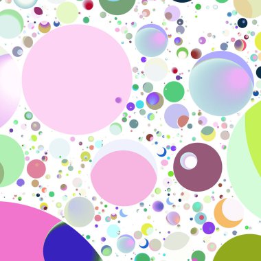 Daire saydam arka plan - eğilim seamless modeli.