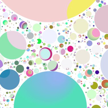 Daire saydam arka plan - eğilim seamless modeli.