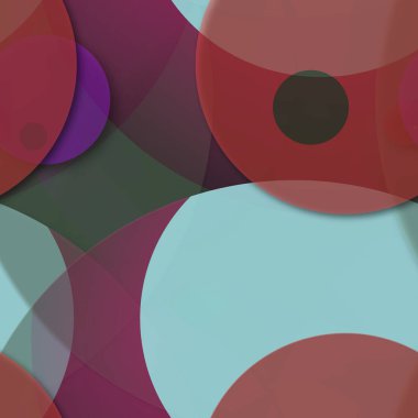 Daire saydam arka plan - eğilim seamless modeli.