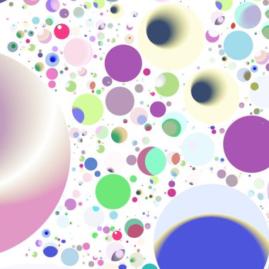 Daire saydam arka plan - eğilim seamless modeli.