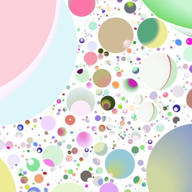 Daire saydam arka plan - eğilim seamless modeli.