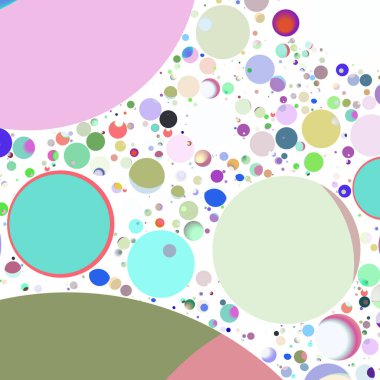 Daire saydam arka plan - eğilim seamless modeli.