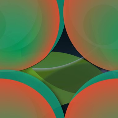 Daire saydam arka plan - eğilim seamless modeli.