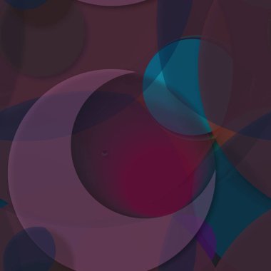 Daire saydam arka plan - eğilim seamless modeli.