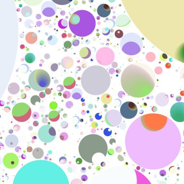 Daire saydam arka plan - eğilim seamless modeli.