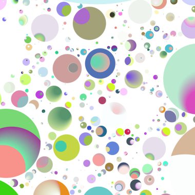 Daire saydam arka plan - eğilim seamless modeli.