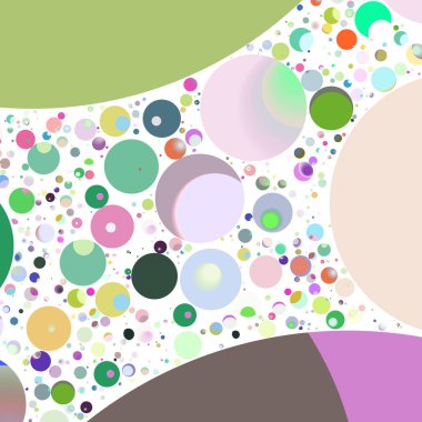 Daire saydam arka plan - eğilim seamless modeli.