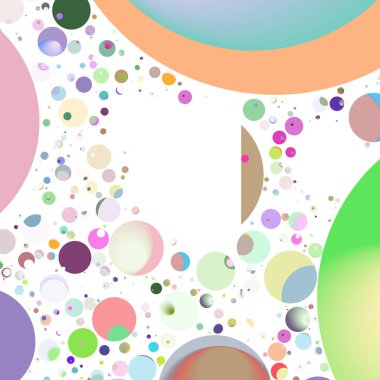 Daire saydam arka plan - eğilim seamless modeli.