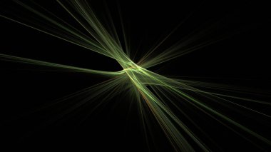 Fantezi kaotik renkli fraktal desen. Soyut Fraktal şekiller. 3D render resimde arka plan veya duvar kağıdı.