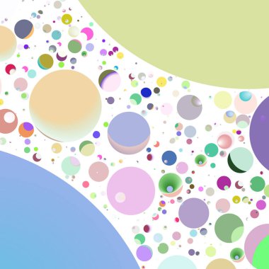 Daire saydam arka plan - eğilim seamless modeli.