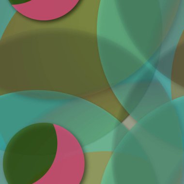 Daire saydam arka plan - eğilim seamless modeli.