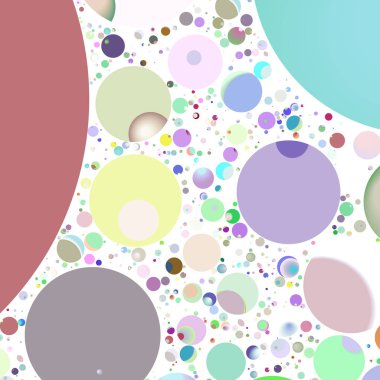 Daire saydam arka plan - eğilim seamless modeli.