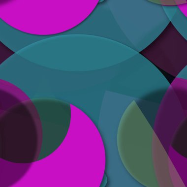 Daire saydam arka plan - eğilim seamless modeli.