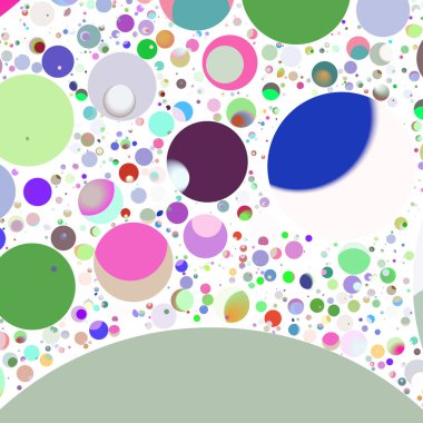 Daire saydam arka plan - eğilim seamless modeli.